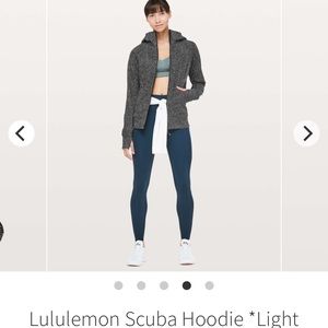 NWOT Lululemon Scuba Hoodie Black & White